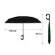 Парасолька навпаки Up-Brella Зелений жіночий - зображення 5