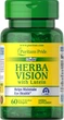 Лютеїн і чорниця для зору Puritan's Pride Herba Vision with Lutein 60 капс - зображення 1
