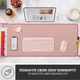 Коврик для мышки Logitech Desk Mat Studio Series Darker Rose (956-000053) - изображение 2