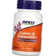 Лютеин для глаз NOW Lutein Zeaxanthin 60 гел капс - изображение 5