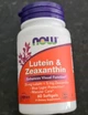 Лютеин для глаз NOW Lutein Zeaxanthin 60 гел капс - изображение 6