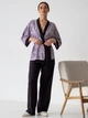 Пижама (рубашка + штаны) женская из вискозы BARWA garments 0345/344 L Розовая зебра (2113453443183) - изображение 1