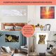 Инфракрасный нагреватель Klarstein Wonderwall Air 72, 120x60см, 720Вт, настенный - изображение 6