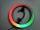Кольцевая LED лампа RGB MJ26 26см.1 крепление на телефон USB - изображение 5