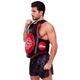Захист корпусу (жилет) тренера PU FAIRTEX (безрозмірний, кріп. на липучках, чорний-червоний) (TV2) - изображение 2