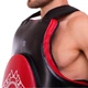 Захист корпусу (жилет) тренера PU FAIRTEX (безрозмірний, кріп. на липучках, чорний-червоний) (TV2) - изображение 3