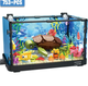 Конструктор A-Toys 7024 "Aquarium with turtle, fish and plants" (753 parts) with lights. - зображення 3