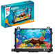 Конструктор A-Toys 7024 "Aquarium with turtle, fish and plants" (753 parts) with lights. - зображення 1