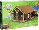 Stajnia Hipo Kids Globe with 2 Boxes and 1 Workshop Brązowa 1:24 (8713219332788) - obraz 1