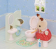 Ігровий набір Epoch Sylvanian Families Toilet (5054131057407) - зображення 6