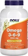 Жирні кислоти Omega 3-6-9 NOW Foods Omega 3-6-9 250 капс риб'ячий жир - зображення 1