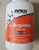 Аргінін NOW Arginine 500 мг 250 капс - зображення 7