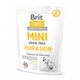 Сухий корм Brit care Mini GF Hair & Skin Salmon & Herring для собак миниатюрных пород с длинной шерстью лосось 400г - изображение 1