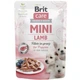 Влажный корм Brit care Mini puppy pouch Lamb ля щенков филе в соусе из ягненка 85г - изображение 1