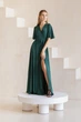 Вечернее изумрудное платье в пол FashionYouWant S изумрудный 43372332 - изображение 4