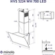 Витяжка Minola HVS 5224 WH 700 LED декоративна, похила - изображение 10