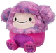 Maskotka Squishmallows Little Plush Woxie Magenta Bigfoot W/Multicolored Hair 13 cm (0196566417700) - obraz 4