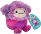 Maskotka Squishmallows Little Plush Woxie Magenta Bigfoot W/Multicolored Hair 13 cm (0196566417700) - obraz 9