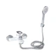 Смеситель для ванны Lidz Latwa 006 (c душевым гарнитуром) (k35) LDLAT006WHI45424 White - изображение 1