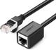 Патч-корд Ugreen NW112 Cat 6 F/UTP Ethernet RJ45 Extension Male/Female Patch Cords 1 м Black (UGR-11279) - изображение 1