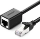 Патч-корд Ugreen NW112 Cat 6 F/UTP Ethernet RJ45 Extension Male/Female Patch Cords 1 м Black (UGR-11279) - изображение 2