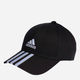 Кепка Adidas Bball 3S Cap Ct IB3242 OSFW 56 Чорна (4066763590055) - зображення 1
