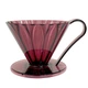 Пуровер CAFEC Tritan Flower Dripper Cup4 Wine Red - изображение 1
