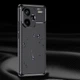 Протиударний чохол Карбон для Xiaomi Redmi Note 13 Pro+ 5g чорний гумовий бампер - зображення 4