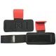Зацепы-крючки для турника-перекладины 2 шт Black/Red 12137572 - изображение 1
