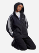 Bluza damska rozpinana streetwear z kapturem długa adidas Adicolor Classics 3-Stripes Full-Zip Hoodie W IK0438 S Czarny (4066761329343) - obraz 3