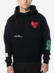 Bluza męska z kapturem Jungles Jungles Keith Haring Chenille H-HAR-BLK L Czarna (840274649488) - obraz 1