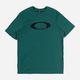 Футболка бавовняна довга чоловіча Oakley O-Bold Ellipse T-shirt 457132-78S L Темно-зелена (8056153220330) - зображення 1