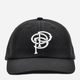 Кепка Pop Trading Company Initials Sixpanel POPSS24-08-002 One Size Чорна (8720261918440) - зображення 1