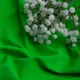 Ткань трикотаж Бифлекс матовый 200 гр/м2, эластичная для купальников, леггинсов, спортивной одежды салат м.п. - изображение 3
