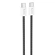 USB кабель Type-C на Type-C HOCO Source 60W charging data cable (2m, PD2.0, 60W, 20V 3A). Black - зображення 2