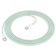 USB кабель Type-C на Type-C HOCO Source 60W charging data cable (2m, PD2.0, 60W, 20V 3A). Green - зображення 2