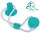 Іграшка для собак канат на присоску з м'ячем Dog Toy Rope блакитний - зображення 8