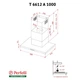 Вытяжка декоративная Perfelli T 6612 A 1000 I LED - изображение 10
