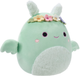 Maskotka Squishmallows Little Plush Tove Mint Green Mothman W/Flower Crown and Fuzzy Belly 19 cm (0196566411401) - obraz 2