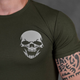 Комплект Skull футболка + шорти олива розмір XL - зображення 5