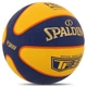 Мяч баскетбольный № 6 композитная кожа SPALDING TF 33 GOLD синий-желтый 76862Z - изображение 3