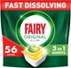 Капсулы для посудомоечных машин Fairy Original Все-в-1 56 шт (8700216237352) - изображение 1