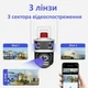 Вулична WiFi IPкамера Secueye c30 12Мп 3 незалежних об'єктиви біло-чорна 10-кратний зум - зображення 3