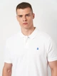 Поло длинное мужское Springfield 2163586-99 XL Белая (8412999841229) - изображение 4