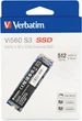 Внутренний жесткий диск Verbatim 512GB SSD Vi560 3D NAND SATA III M.2 M.2 2280 (Б\У) - изображение 2
