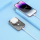 Повербанк Hoco Q14 Ice Crystal PD20W magnetic fast charging MagSafe 5000 mAh Black - изображение 4