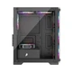 Корпус 1stPlayer X2-M-BK-4F1 Black без БП - изображение 3