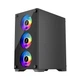 Корпус 1stPlayer X2-M-BK-4F1 Black без БП - изображение 4