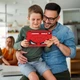 Чехол STR Spider Apple iPad 10, 2022 (10.9" экран) детский с подставками Spiderman Red/Black - изображение 2