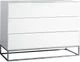 Комод Frisco Шайн 1100х450х820 мм Белый глянец (29823-312) - изображение 1